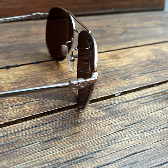 Ferragamo Silver Aviator Gradient Sunglasses Retail $385 - Picture 8 of 11